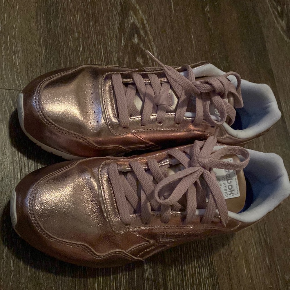 Pink Reebok sneakers